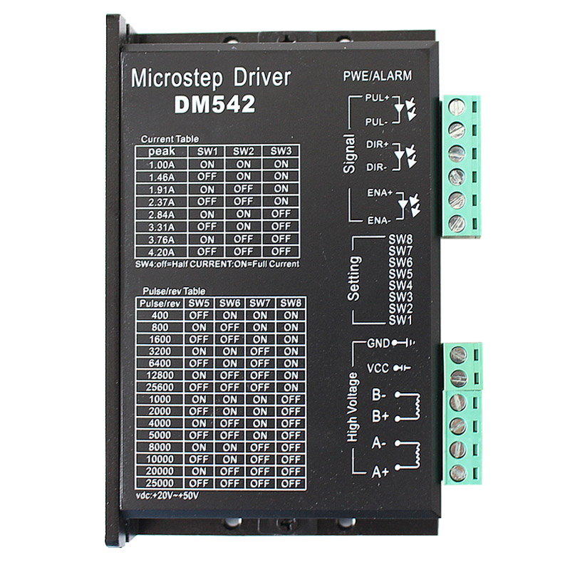 DSP數字式57 86步進電機驅動器 128細分替代M542/2M542   DM542標準版  高壓版